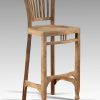 teak barstoel barkruk