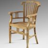 teak eetkamerstoel armleuning
