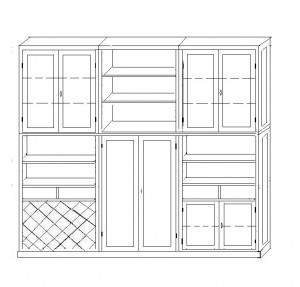 werktekening opbergkast werktekening opbergkast