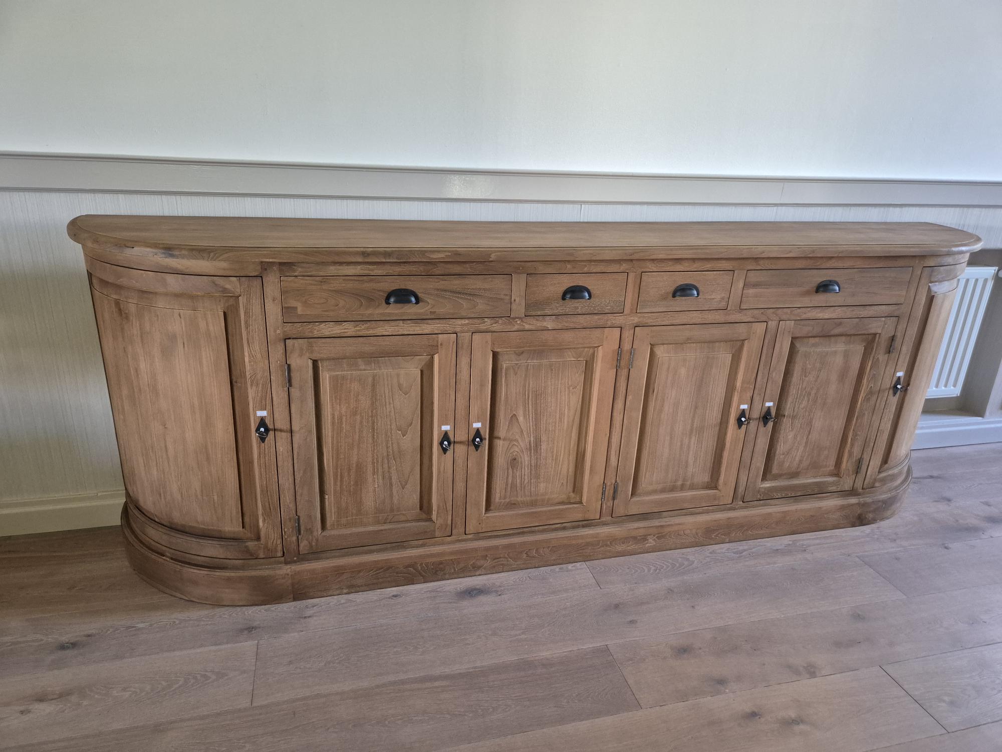 Teak Dressoir rond - Afbeelding 4