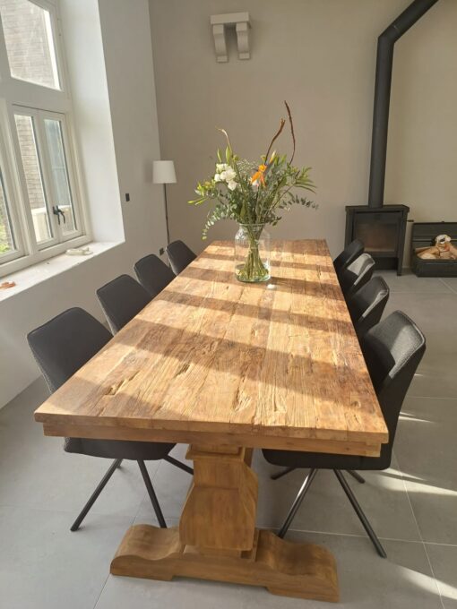 Kloostertafel teak - Afbeelding 2
