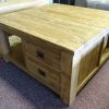 Teak salontafel 90x90cm