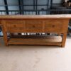 Teak sidetable 200cm