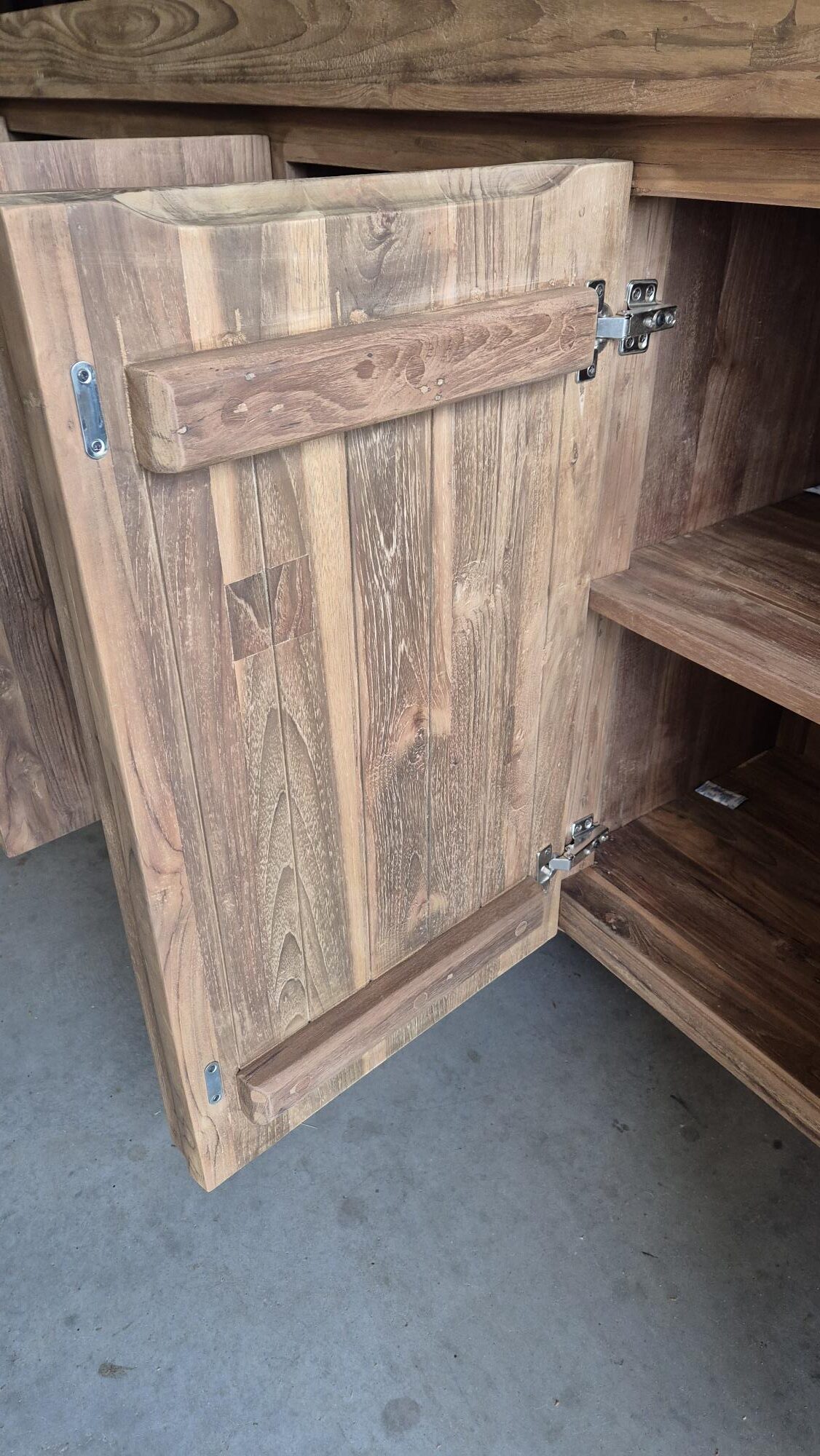 Massief teak dressoir - Afbeelding 6