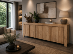 Massief teak dressoir