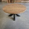 Ronde Teakhouten Salontafel
