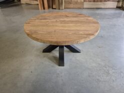 Ronde Teakhouten Salontafel