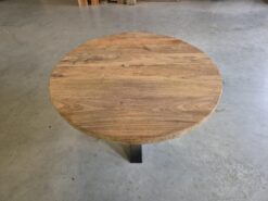 Alternative view of Ronde Teakhouten Salontafel