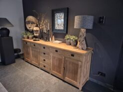 Alternative view of Massief teakhouten dressoir 250cm