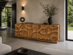 Massief teakhouten dressoir 200 cm