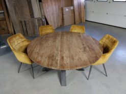 Ronde industriele eettafel 150cm
