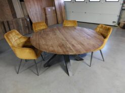 Ronde industriele eettafel 150cm - Afbeelding 4
