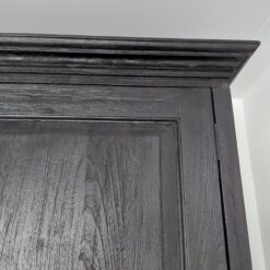 Zwarte Maatwerk Teak Kledingkast - 450 x 60 x 220 cm - Afbeelding 4