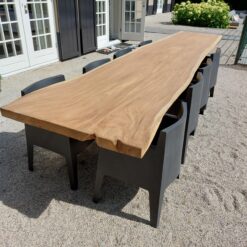 Boomstam tuintafel - Afbeelding 4