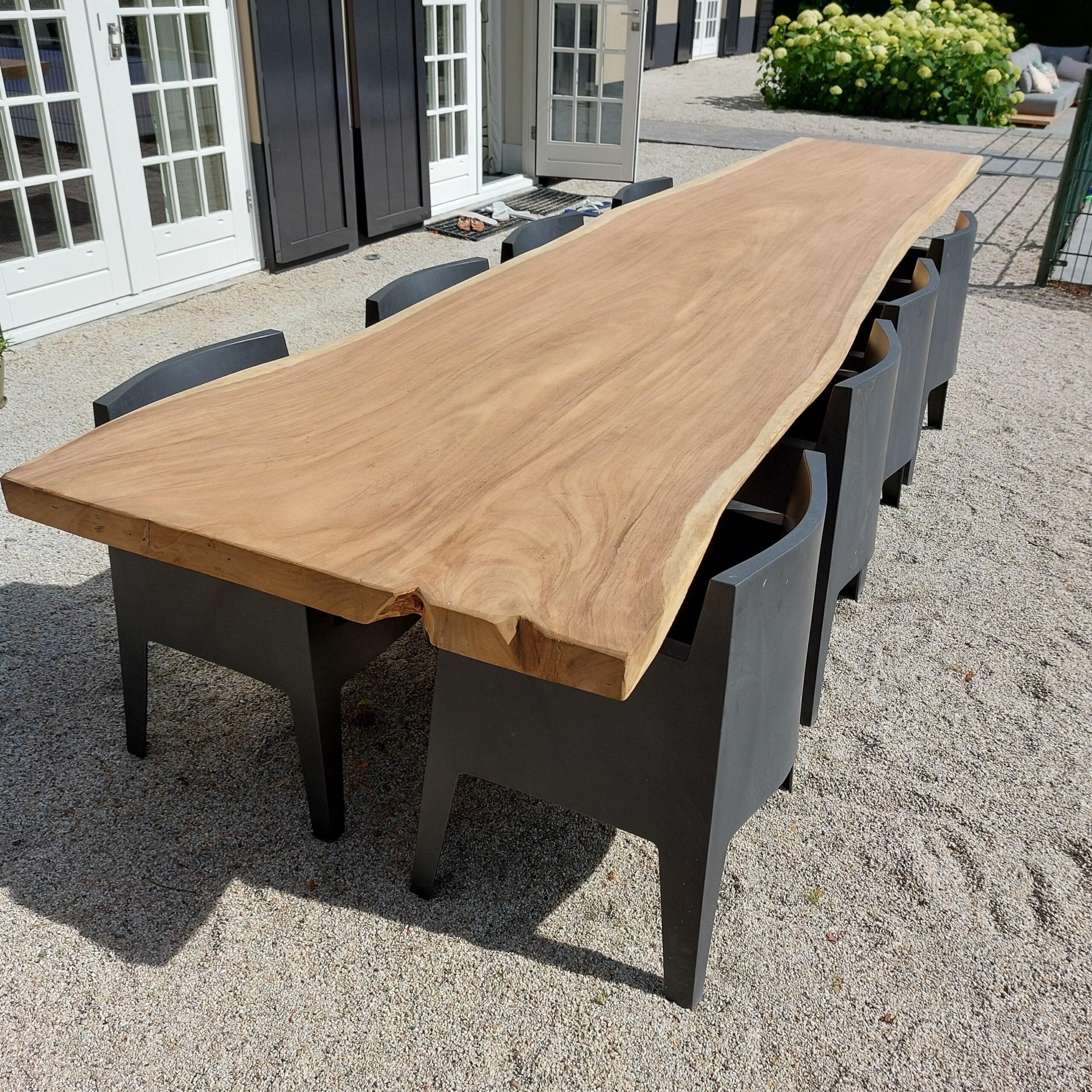 Boomstam tuintafel - Afbeelding 4