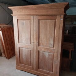 Teak Garderobekast In Delen - Demontabele Houten Kledingkast - Afbeelding 2