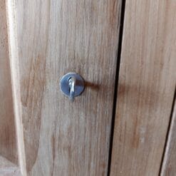Teak Garderobekast In Delen - Demontabele Houten Kledingkast - Afbeelding 4
