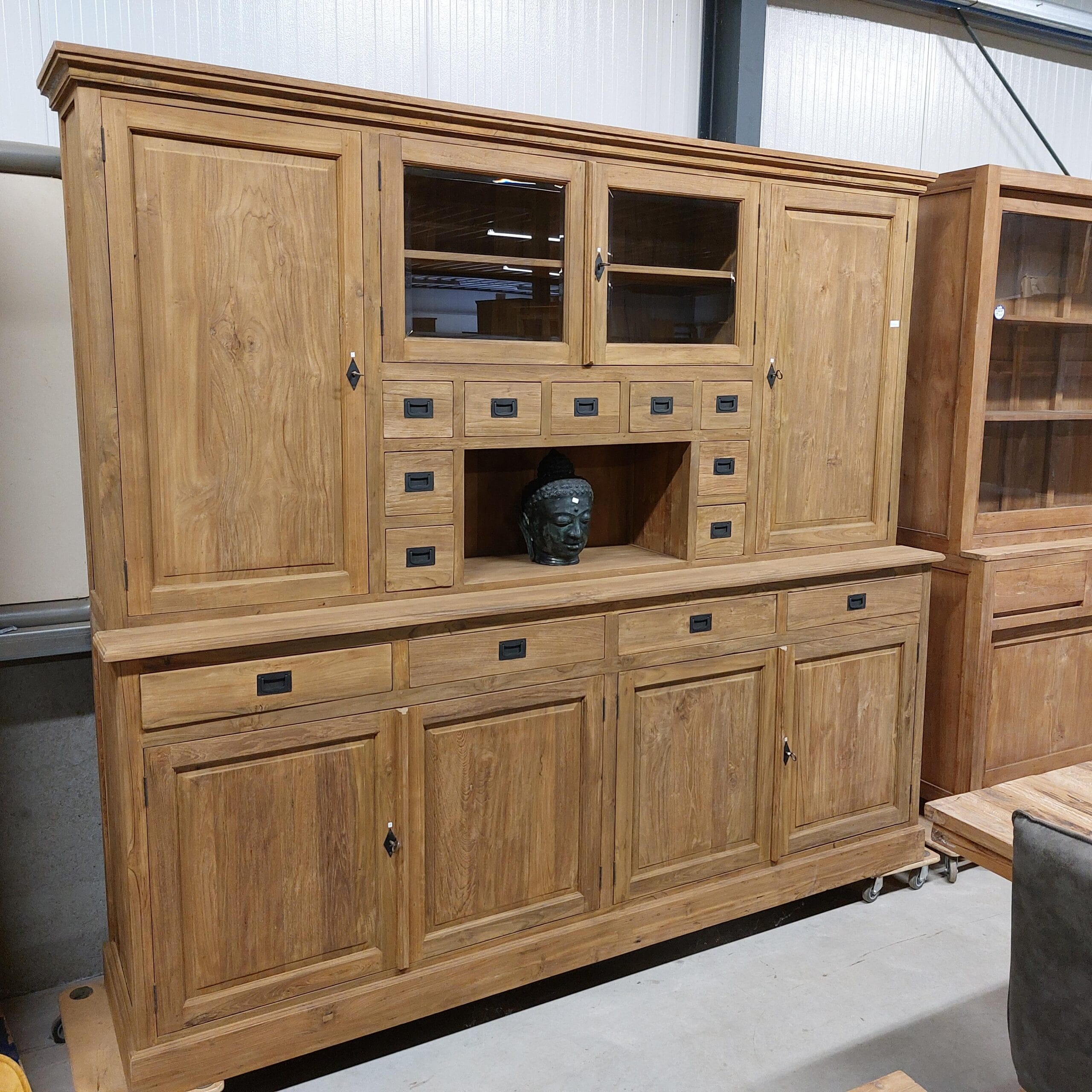 Teak buffetkast 240cm - Afbeelding 2