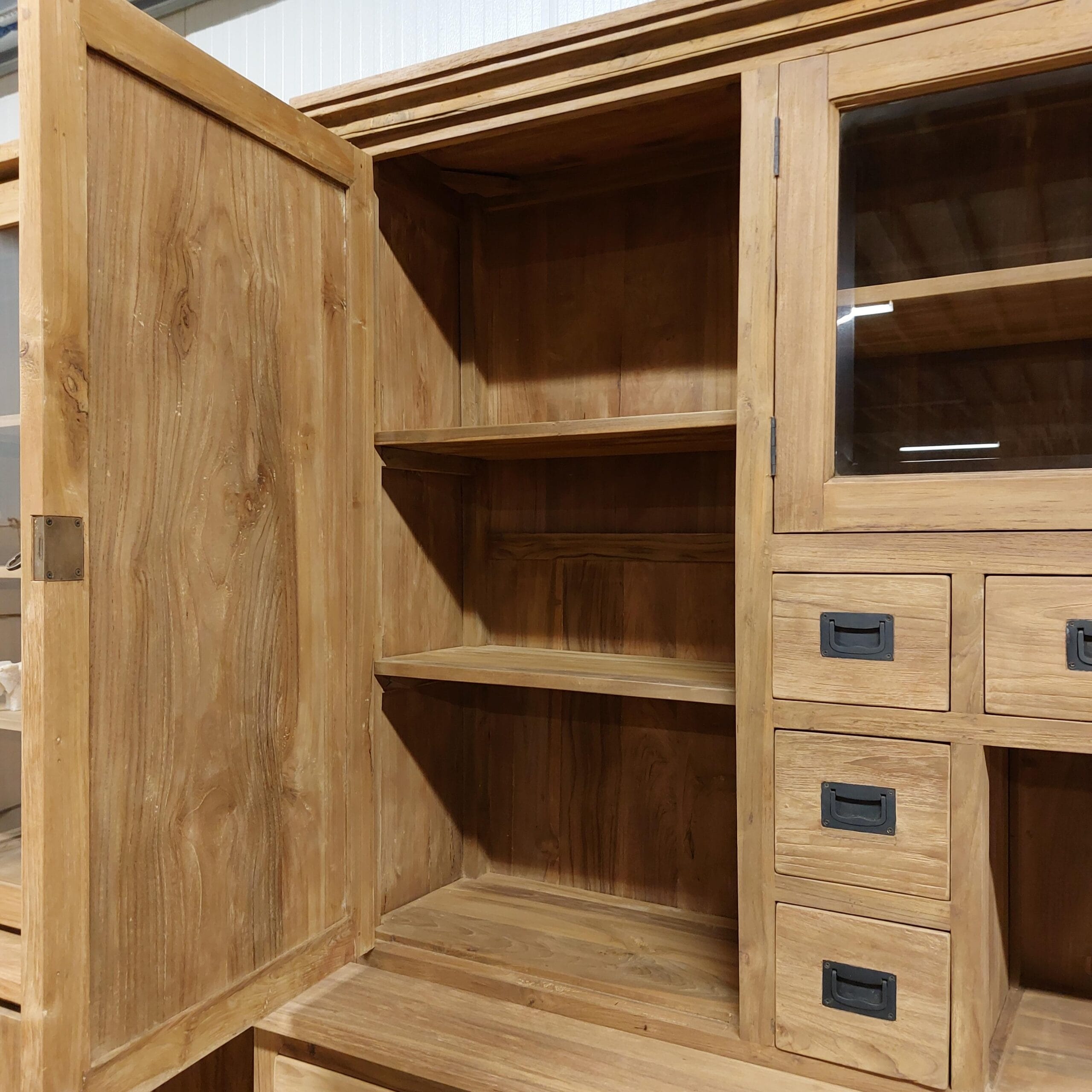 Teak buffetkast 240cm - Afbeelding 6