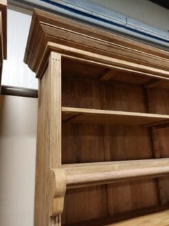 Teak Boekenkast Met Ladder - Bibliotheekkast 300 cm Oud Teak - Afbeelding 5