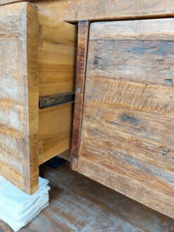 Teakhouten Badkamermeubel Oud Teak - 180 x 50 x 85 cm - Afbeelding 5