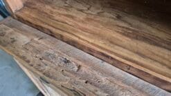 Rustieke Teak Buffetkast 320 cm - Oud Hout Wijnkast Vitrine - Afbeelding 6
