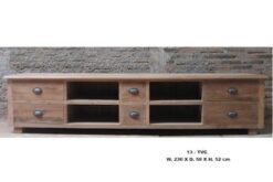 Groot Teak TV-Dressoir