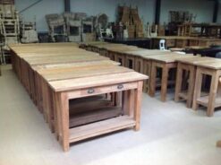 Blanke Teak Sidetables