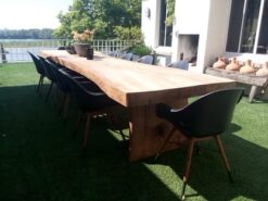 Boomstam tuintafel
