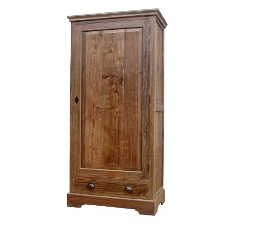 Dichte Teak Kast met Lade - Massief Teakhout Op Maat