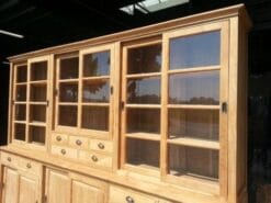 Teak Buffetkast 280 cm - Modulaire Houten Vitrinekast 6D - Afbeelding 2