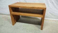 Teak TV Meubel 90 cm - Compact Massief Houten Televisiekast - Afbeelding 2