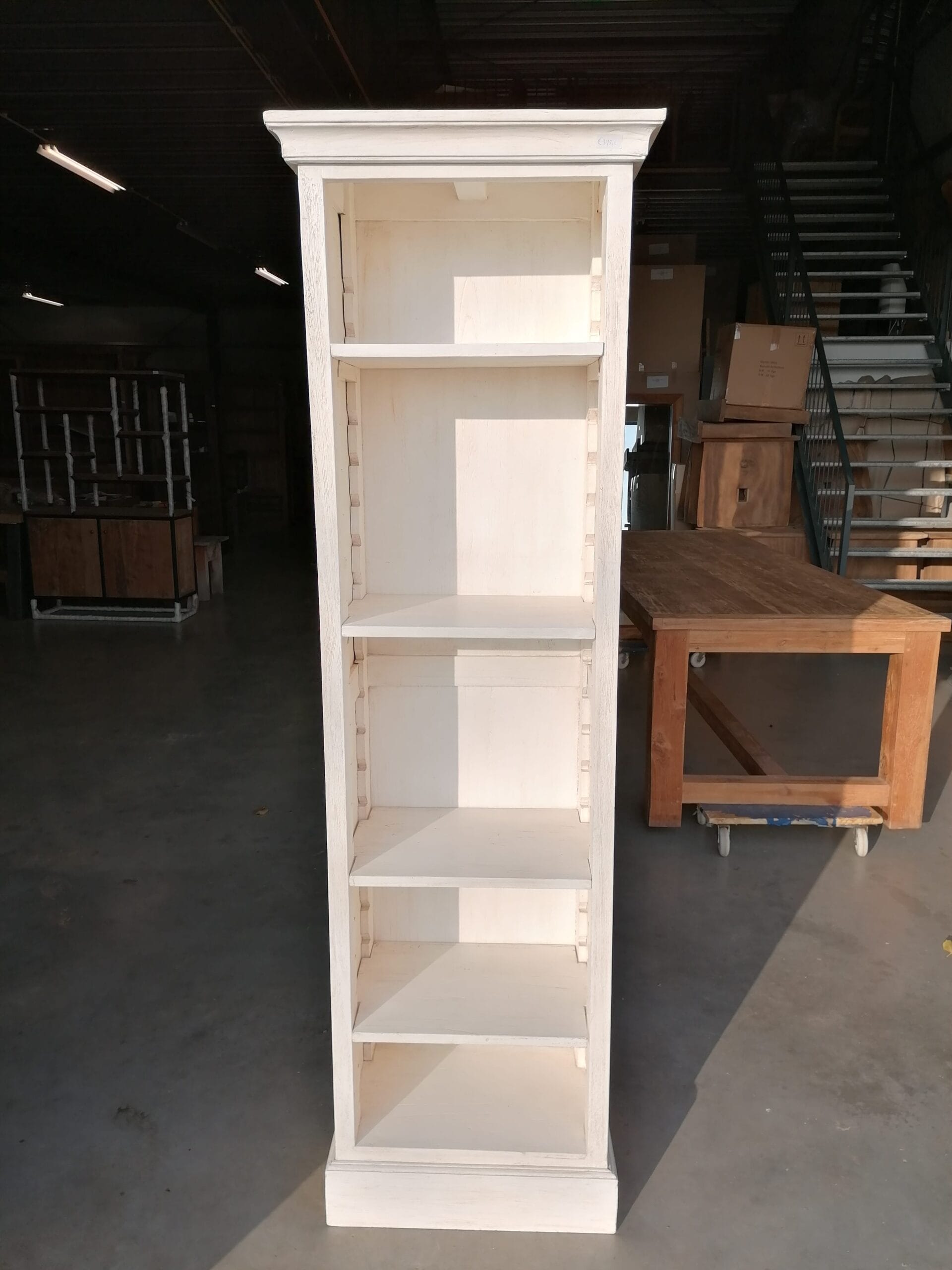 Witte Boekenkast Verstelbaar - 45 x 40 x 190 cm