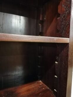 Koloniale Teak Boekenkast 60 cm - Verstelbare Schappen - Afbeelding 3