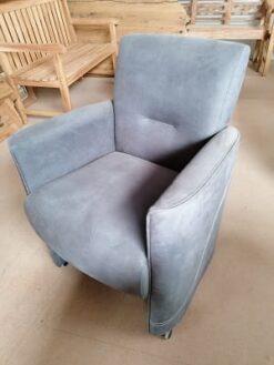Stoelen Op Wielen Set van 4 - Antraciet & Beige Eetkamer - Afbeelding 2