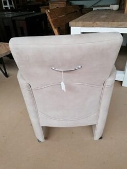 Stoelen Op Wielen Set van 4 - Antraciet & Beige Eetkamer - Afbeelding 5