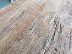 Robuuste Teak Sidetable Rustiek Hout - 183 x 55 x 78 cm - Afbeelding 2