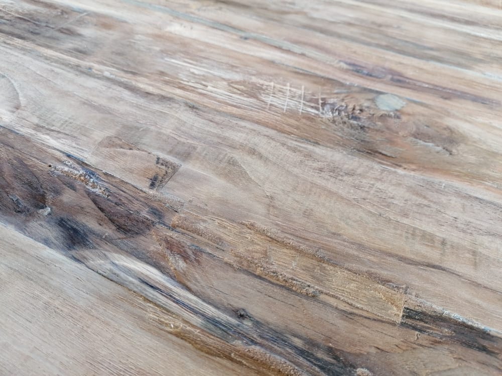 Teak Nachtkastjes Industrieel - Oud Houten Kastje Zwart - Afbeelding 3