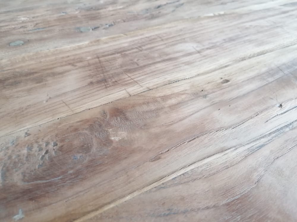 Robuust Teak Dressoir 250 cm - Oud Hout 4 Laden & Deuren - Afbeelding 4
