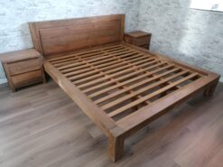 Massief Teak Ledikant 180x200 cm - Robuust Oud Gerecycled - Afbeelding 2
