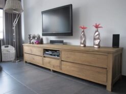 Modern teak tv meubel