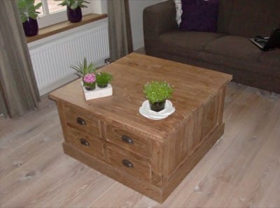 Ruwe Teak Salonkist
