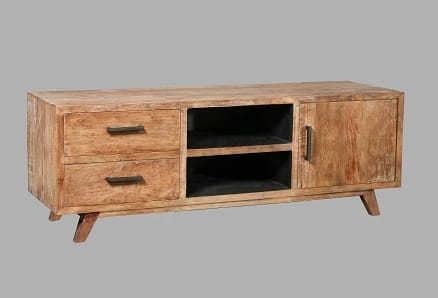 Retro Teakhouten TV Meubel Schuine Pootjes - 160 cm