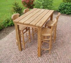 Teak bartafel