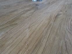 Salontafel Industrieel 90x90 cm - Geborsteld Teak Laden - Afbeelding 2