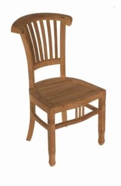 Eetkamerstoel blank teak