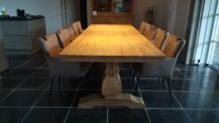 Landelijke Teakhouten Eettafel Oud Teak - 350 x 120 cm
