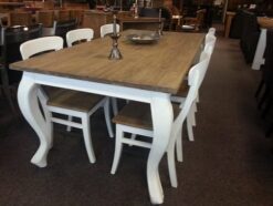 Teak Queen Ann Tafel - Klassieke Houten Eettafel Op Maat - Afbeelding 2