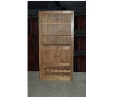 Maatwerk teak wijnkast