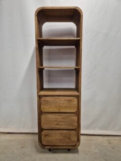 teakhouten badkamerkast 60 cm - Afbeelding 2
